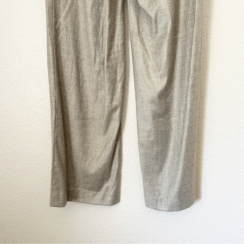 ST. JOHN Gray Wide Leg Dress Pants With Belt 6 - Picture 7 of 9
